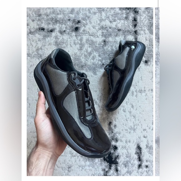 PRADA  ⭐️America’s Cup patent leather trainers - Picture 1 of 15